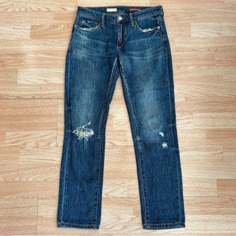 Pilcro (Anthro) Slim Boyfriend Crop Jeans 25